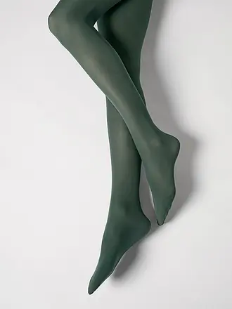 OROBLU | Strumpfhose ALL COLORS 50 Den wool | dunkelgrün